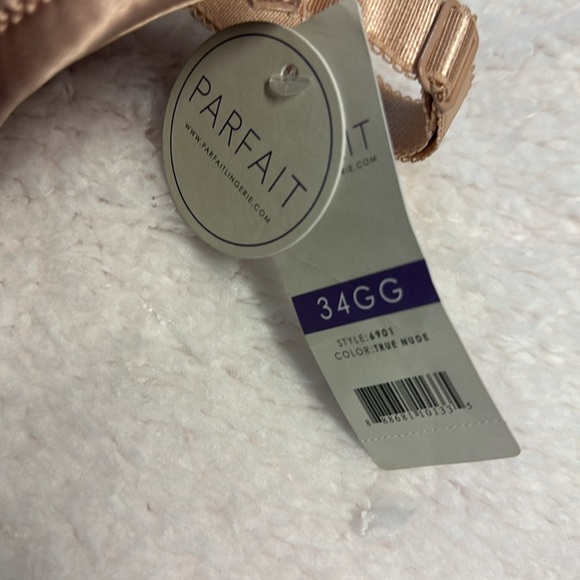 NWT 34GG PARFAIT UNDERWIRE PADDED BRA - NUDE - Picture 7 of 8